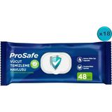 Prosafe 18x48 Yaprak Vücut Temizleme Havlusu