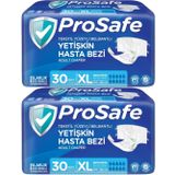 Prosafe 2 Paket 30'lu XL-Extra Large Boy Bel Bantlı Tekstil Yüzey Yetişkin Hasta Bezi