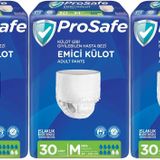 Prosafe 3 Paket 30'lu Orta-Medium Emici Külot Hasta Bezi