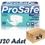 Prosafe 30x4 120 Adet M Belbantlı Yetişkin Hasta Bezi