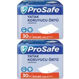 Prosafe 60x90 cm 2 Paket 30'lu Hasta Alt Açma Yatak Koruyucu Örtü