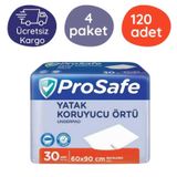 Prosafe 60x90 cm 4 Paket 30'lu Hasta Alt Açma Yatak Koruyucu Örtü