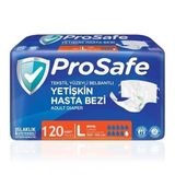 ProSafe Bel Bantlı Hasta Bezi, L Beden, 100-150 cm, 120 Adet