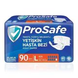 ProSafe Bel Bantlı Hasta Bezi, L Beden, 100-150 cm, 90 Adet