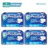 Prosafe Belbantlı Büyük Boy Xl 30'Lu 4 Adet Hasta Bezi