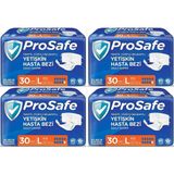 Prosafe Belbantlı Large Büyük Boy Hasta Bezi 120 Adet 4X30 Paket L