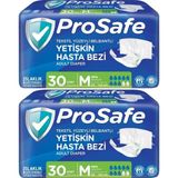 Prosafe Belbantlı Tekstil Yüzey Medium 60 Adet Yetişkin Hasta Bezi