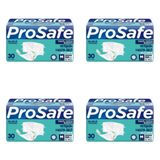 Prosafe Belbantlı Textile Yüzeyli Orta Boy 30'lu 4 Paket Yetişkin Hasta Bezi
