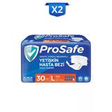 Prosafe Belbantlı Yetişkin Hasta Bezi Islaklık Göstergeli 100-150Cm Büyük (L) 30'Lu X2 Paket