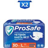 Prosafe Belbantlı Yetişkin Hasta Bezi L Büyük 100 - 150 cm 30'lu Cırt Cırtlı Paket