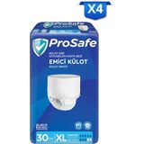 Prosafe Emici Külot XL 30'lu X4 Yetişkinler İçin Yumuşak Hasta Bezi