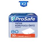 PROSAFE Hasta Altı Yatak Koruyucu / Yatak Koruyucu Örtü 60 X 90 Cm 30'lu X2