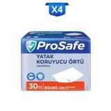 PROSAFE Hasta Altı Yatak Koruyucu / Yatak Koruyucu Örtü 60 X 90 Cm 30'lu X4