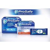Prosafe Hasta Bakım Seti Xl Beden 30’lu Hasta Bezi + 30’lu Yatak Koruyucu + 48’li Vücut Tmzlm Hvls - Beyaz