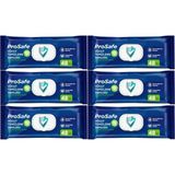 Prosafe Hasta Vücut Temizleme Islak Mendil Havlu 48 Yaprak Xl (6 Lı Set) Plastik Kapak - Beyaz