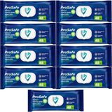 Prosafe Hasta Vücut Temizleme Islak Mendil Havlu 48 Yaprak Xl (9 Lu Set) Plastik Kapak - Beyaz