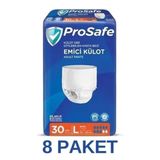 Prosafe L 8x30'lu Emici Külot Yetişkin Hasta Bezi