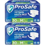 Prosafe M Beden 60 Adet Bel Bantlı Hasta Bezi
