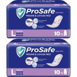Prosafe Mesane & Lohusa Pedi L-Büyük Yoğun 20 Adet (2pk*10) - Beyaz