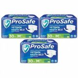 Prosafe Tekstil Yüzey Belbantlı M Boy 90 Adet Yetişkin Hasta Bezi