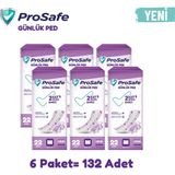 Prosafe Uzun 22x6 Paket 132 Adet Günlük Ped