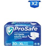 Prosafe XL Beden Yetişkin Belbantlı Hasta Bezi 30'lu x 2 Sızdırmaz ve Yüksek Emme Gücü
