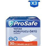 Prosafe Yatak Koruyucu Örtü 30'lu x 3 - 60 x 90 cm