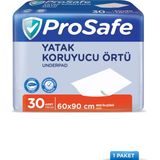 Prosafe Yatak Koruyucu Örtü 60x90 Cm Kaymaz Taban Selüloz Yüzey Hafif ve Dayanıklı 30'lu Paket