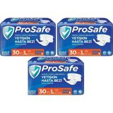 Prosafe Yetişkin Bel Bantlı Tekstil Yüzey L Büyük Boy 90 Adet Hasta Bezi