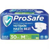 Prosafe Yetişkin Hasta Bezi 30Lu M Boy 85-125Cm Tekstil Yüz.belbantlı