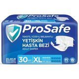Prosafe Yetişkin Hasta Bezi XL 30 Adet Tekstil Yüzeyli Su Geçirmez Özellikli
