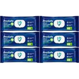 Prosafe Yetişkin Vücut Temizleme Islak Mendil Havlu 48 Yaprak Xl (6 Lı Set) Plastik Kapak