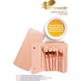 Prosante Beauty Makyaj Çantası ve Fırça Seti Pembe Renkli Profesyonel Makyaj Uygulamaları İçin