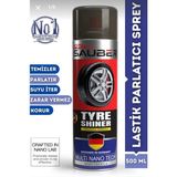 PROSAÜBER Pro Sauber Tyre Shiner Lastik Parlatıcı Sprey 500 ml | Nano Teknoloji | Uzun Süre Kalıcı Parlaklık