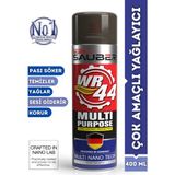 PROSAÜBER WR44 400ML Profesyonel Pas Sökücü Yağlayıcı Sprey - Gıcırtı Kesici Korozyon Önleyici Koruyucu - Şeffaf - 1 Adet
