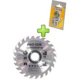 Prosaw 115 mm Matkap Uyumlu Ahşap Sunta Testeresi ve Matkap Aparatı