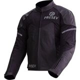 Prosev Black King Motosiklet Montu S Beden Siyah Maxdura 600-D Kumaş ve CE Onaylı Koruma
