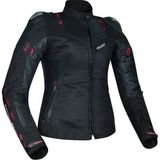 Prosev CE3400 Motosiklet Montu Kadın 4 Mevsim Oxford 600-D Dayanıklı Deri Kumaş Motorcu Mont Women Black - Siyah