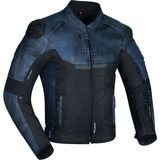 Prosev Falcon Motosiklet Montu 4 Mevsim Maxdura 600-D Dayanıklı Kumaş Deri Motorcu Mont Dark Blue - 4XL - Çok Renkli