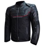 Prosev Falcon Red 4 Mevsim Motosiklet Montu Siyah
