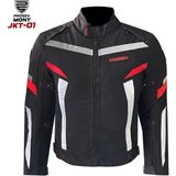 Prosev JKT01 Kırmızı 4 Mevsim Mont 3XL Beden Çok Renkli Dayanıklı Kumaş ile Güvenli Sürüş