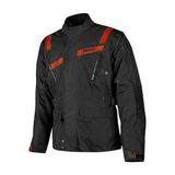 Prosev Stelvio 5217 Motosiklet Montu 4 Mevsim Uzun 600-D Dayanıklı Kumaş Motorcu Mont Siyah-Kırmızı - Çok Renkli