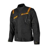 Prosev Stelvio 5217 Motosiklet Montu 4 Mevsim Uzun 600-D Dayanıklı Kumaş Motorcu Mont Siyah-Turuncu - XL - Çok Renkli