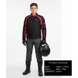 Prosev X-Speed Çocuk - Genç Korumalı Motosiklet Montu Kırmızı