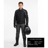 Prosev X-Speed Çocuk - Genç Korumalı Motosiklet Montu Siyah - 0 - Siyah