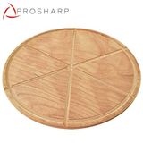 Prosharp Doğal Ahşap Pizza Kesim Sunum Tahtası 32CM