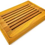 Prosharp® Pan kesme tahtası, profesyonel, masif ahşap, doğal kayın | peynir plakaları, sosis | 26 x 36 cm