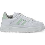 Proshot PS102 W 2fx Beyaz Kadın Sneaker - Su Yeşili - Beyaz