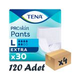 Proskin Pants Extra Emici Külot, Büyük Boy (L), 6 Damla, 30'Lu 4 Paket 120 Adet