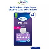 Proskin Pants Night Large Büyük Beden Gece İçin Süper Emici Külot 30'Lu 2 Paket - 60 Adet